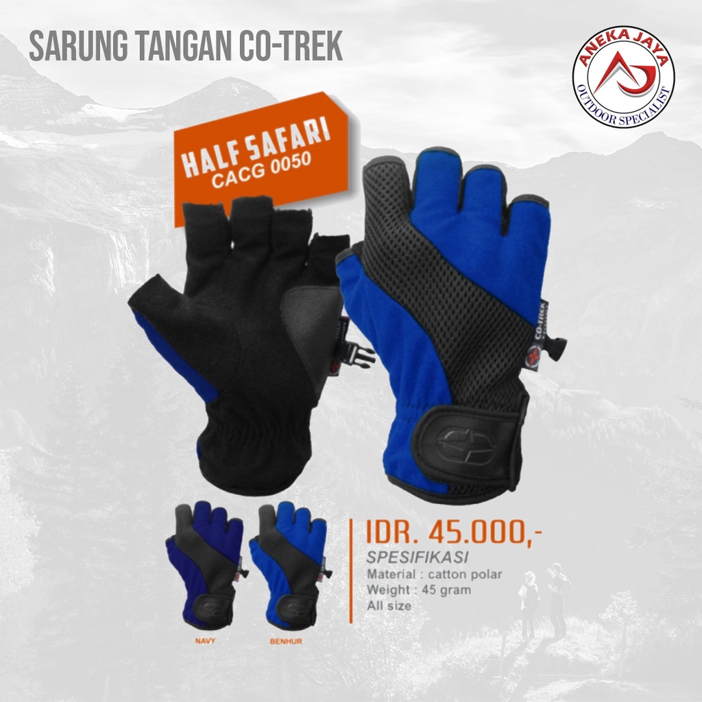 SARUNG TANGAN CO-TREK HALF SAFARI GLOVE