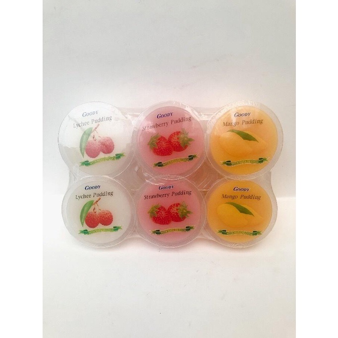 

Goody Puding Aneka Rasa dengan Nata De Coco 6 Cup 708g