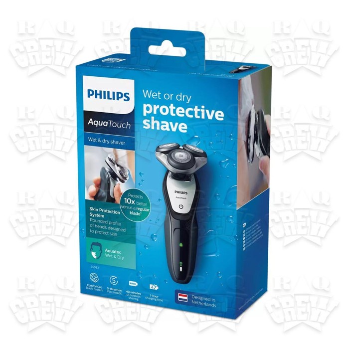PHILIPS SHAVER AQUA TOUCH S5083 PISAU RAZOR ALAT CUKUR KUMIS ELEKTRIK