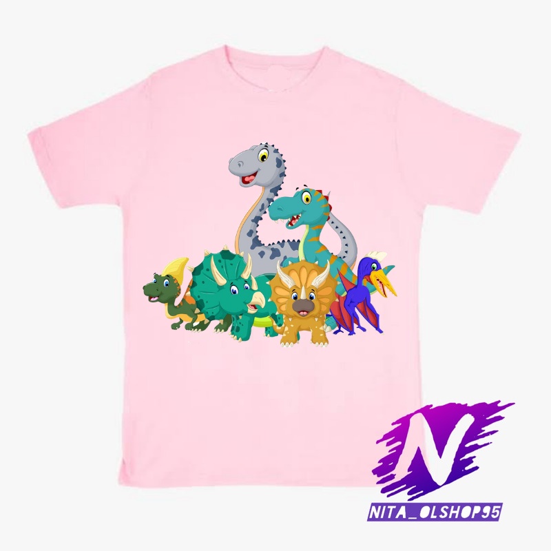 baju anak kaos anak dinosaurus