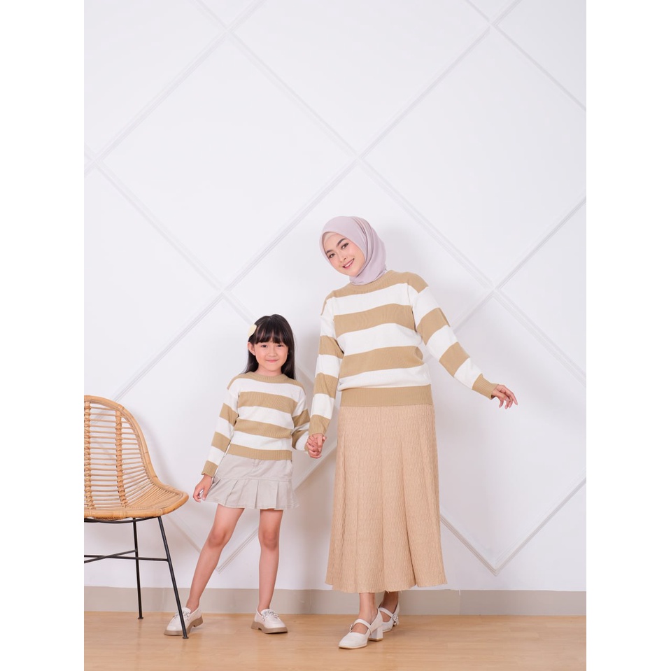 KALILA - CORLA Sweater Wanita Bahan Rajut PREMIUM Oversize | Atasan Rajut Wanita Premium Blouse