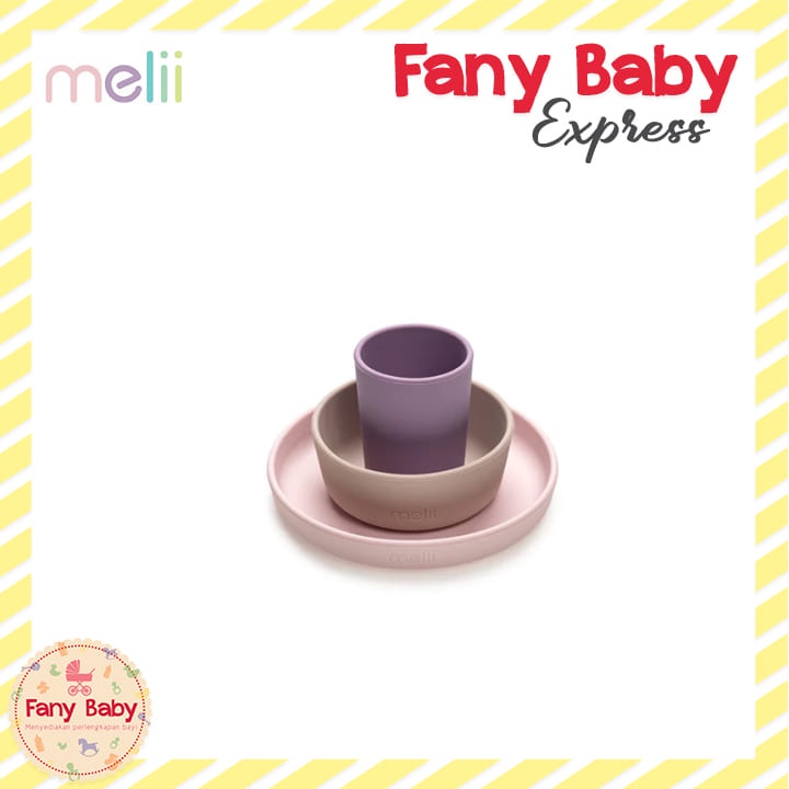 MELII BABY 3 PIECE SILICONE MEAL SET