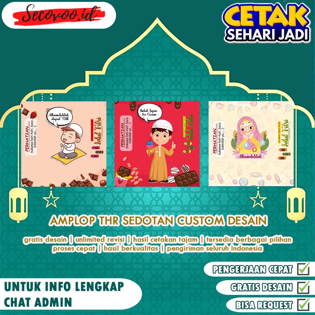 

Amplop THR Lebaran Model Sedotan Bisa Tambah Nama Gratis