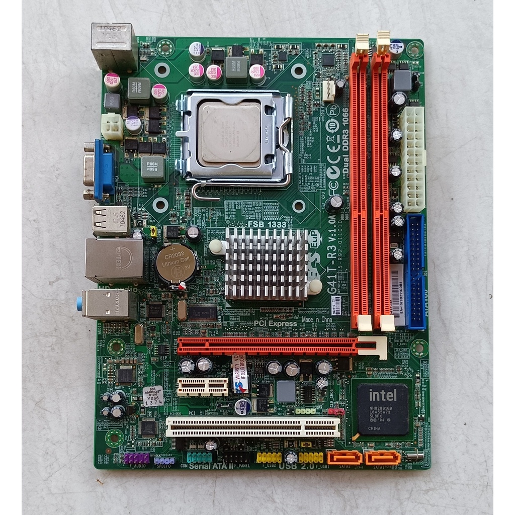 Motherboard Mainboard Mobo ECS G41 LGA 775 DDR3