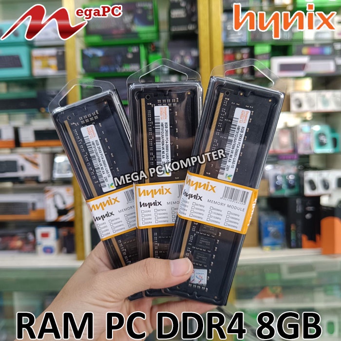 MEMORY RAM PC DDR4 8GB PC4 - 2666Mhz LONGDIM GARANSI 1 TAHUN