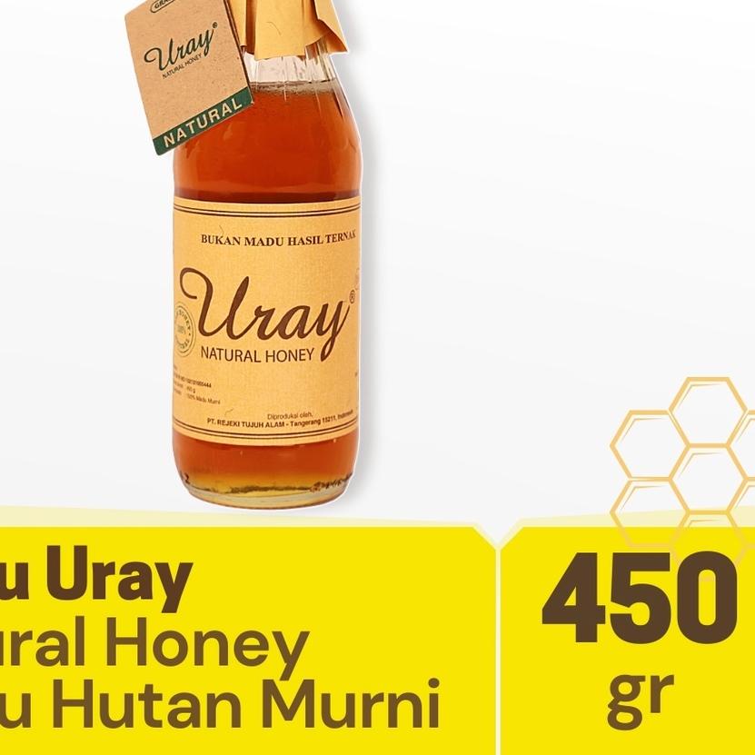 

❁ Uray Natural Honey 450gr - Murni - Hutan Asli ֍