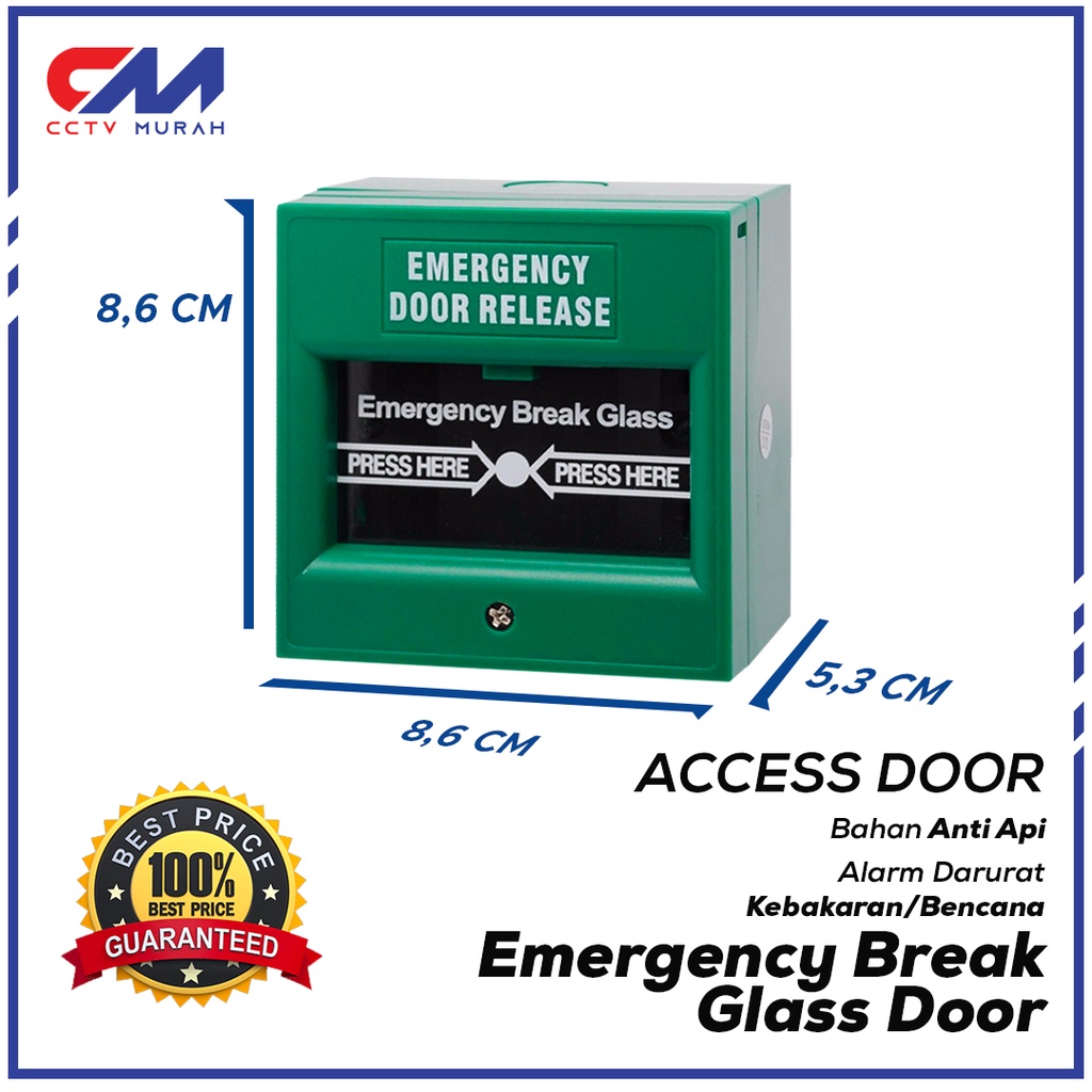 Emergency Breakglass || Type FC-180181 || Break Glass Door Release