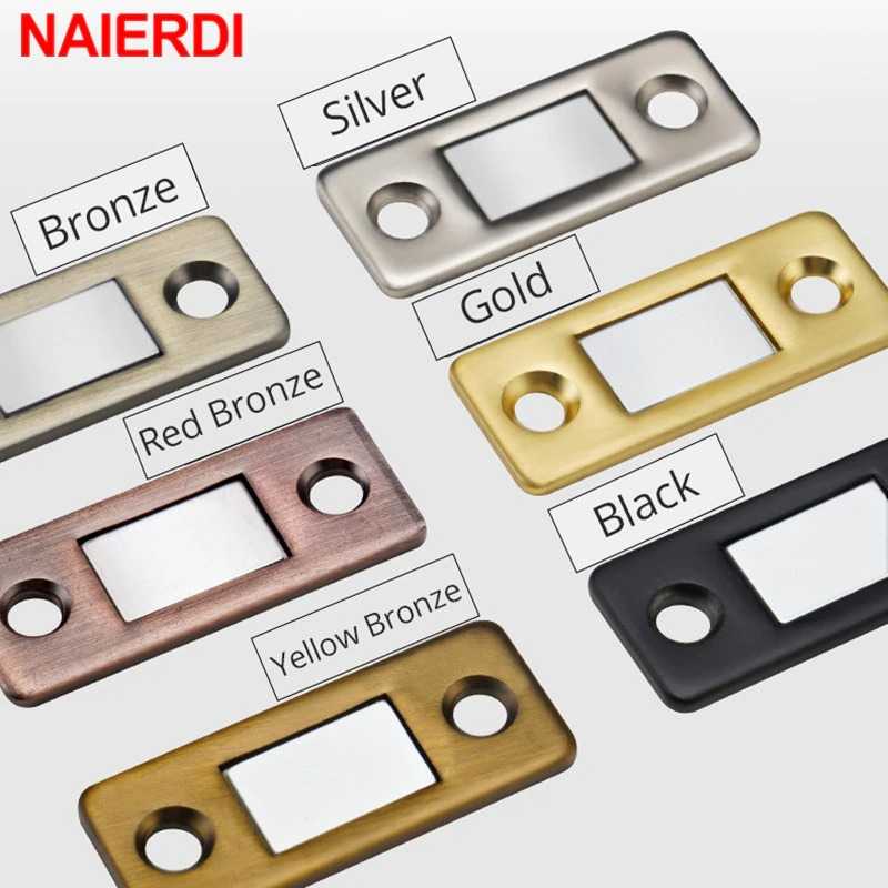 (BISA COD) FTIHSHP NAIERDI Penahan Pintu Magnetic Cabinet Door Stop Catches Closer - DS-08