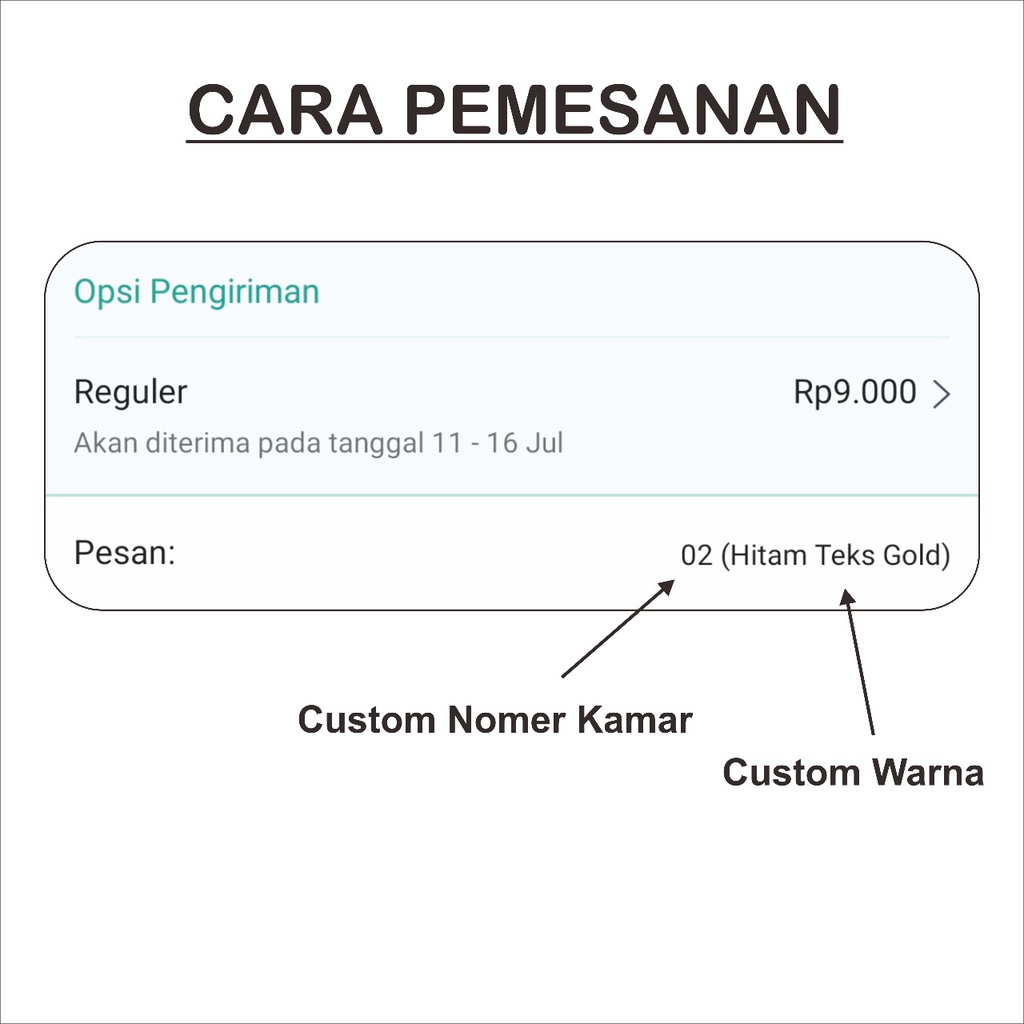 Termurah !!! Nomer Kamar Akrilik Untuk Kost / Villa / Hotel / Penginapan / Dekorasi Dinding