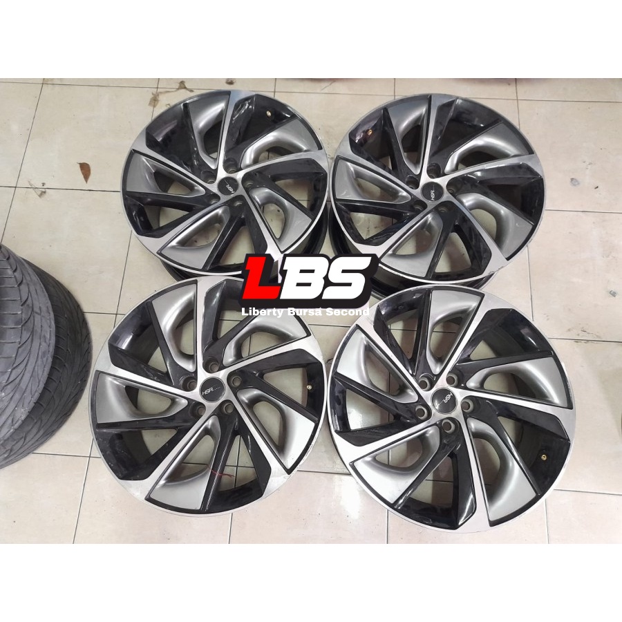 VELG MOBIL RACING BEKAS HSR CASPIAN RING 20 LEBAR 8 LUBANG BAUT PCD 5x114