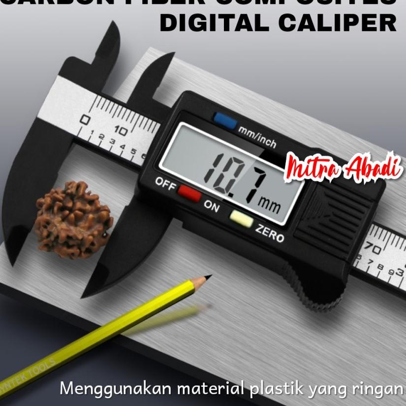 

12.12 Terlaris Jangka Sorong / Carbon Fiber Composites Digital Sigmat Caliper !!!