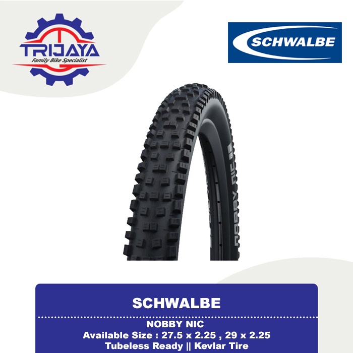 Schwalbe Nobby Nic 27.5 / 29 Kevlar Tire Ban Luar Sepeda MTB
