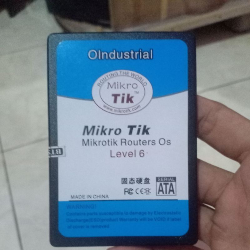 SSD industrial mikrotik routerOS Lisensi Level 6