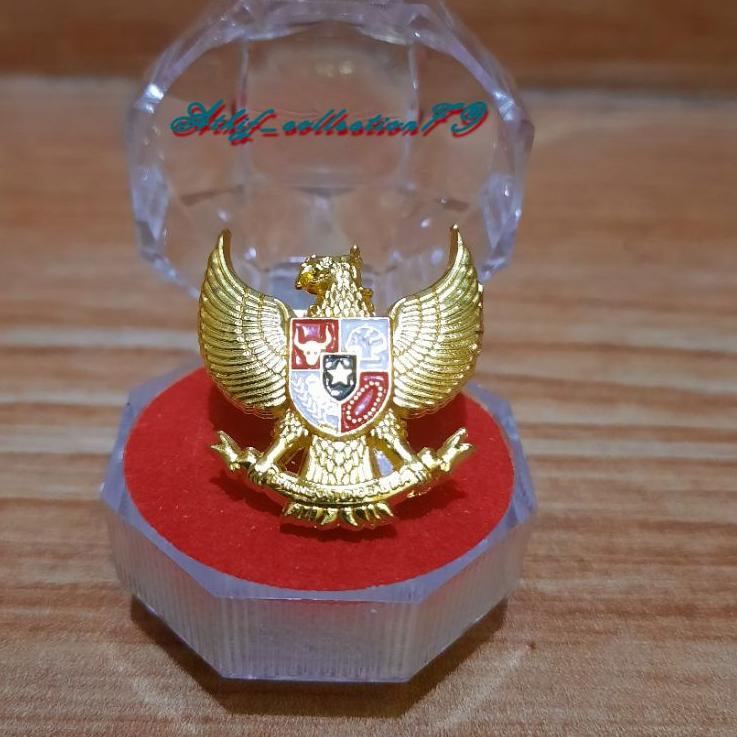 [Terkece Se-RI] Pin Garuda Kuningan Magnet Cor 2,5cm Pin Garuda Kuningan Magnet
