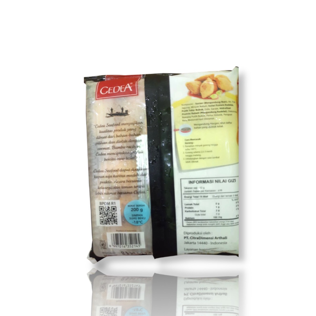 Cedea Crab Flavoured Nugget 200GR Naget Kepiting Free spicy