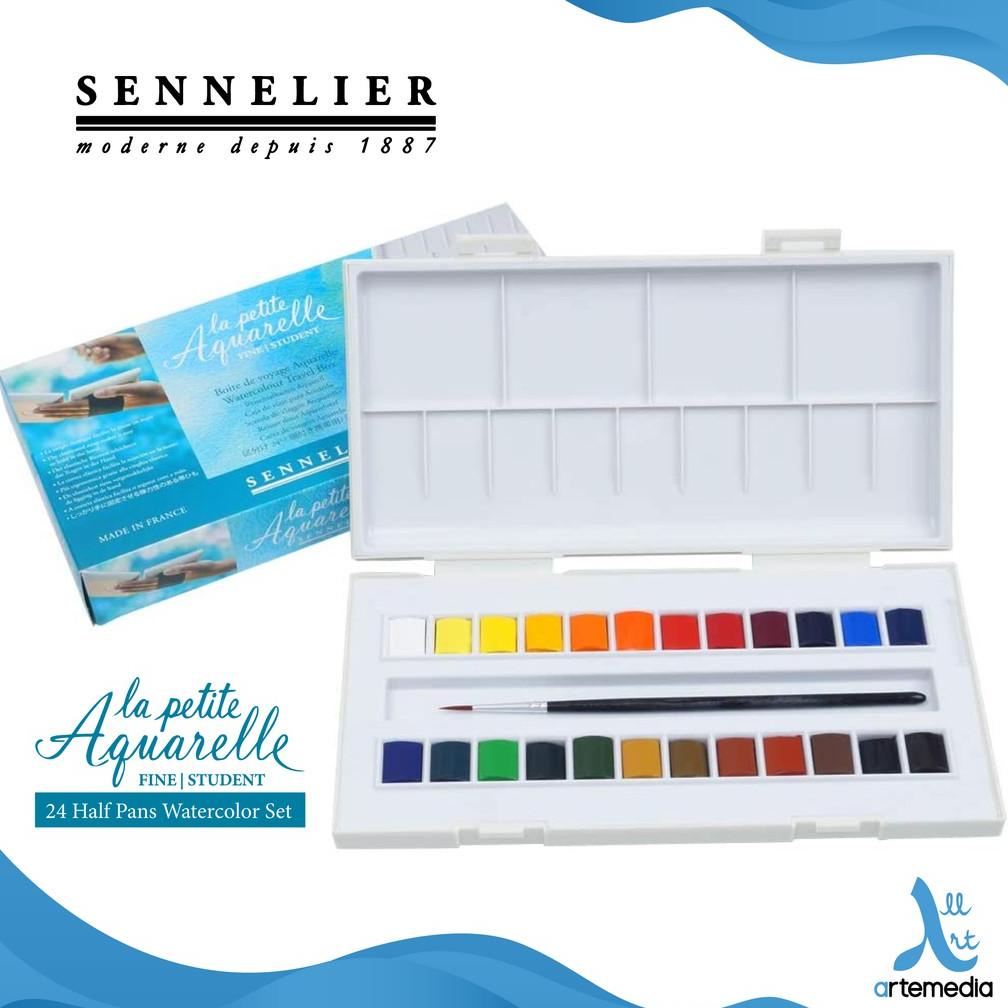 

Cat Air Sennelier La Petite Aquarelle 24 Half Pans Watercolor