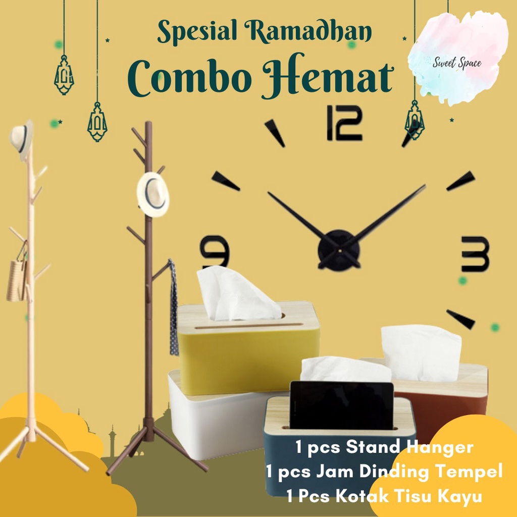 PAKET COMBO HEMAT RAMADHAN LIVING ROOM [SWEETSPACE]