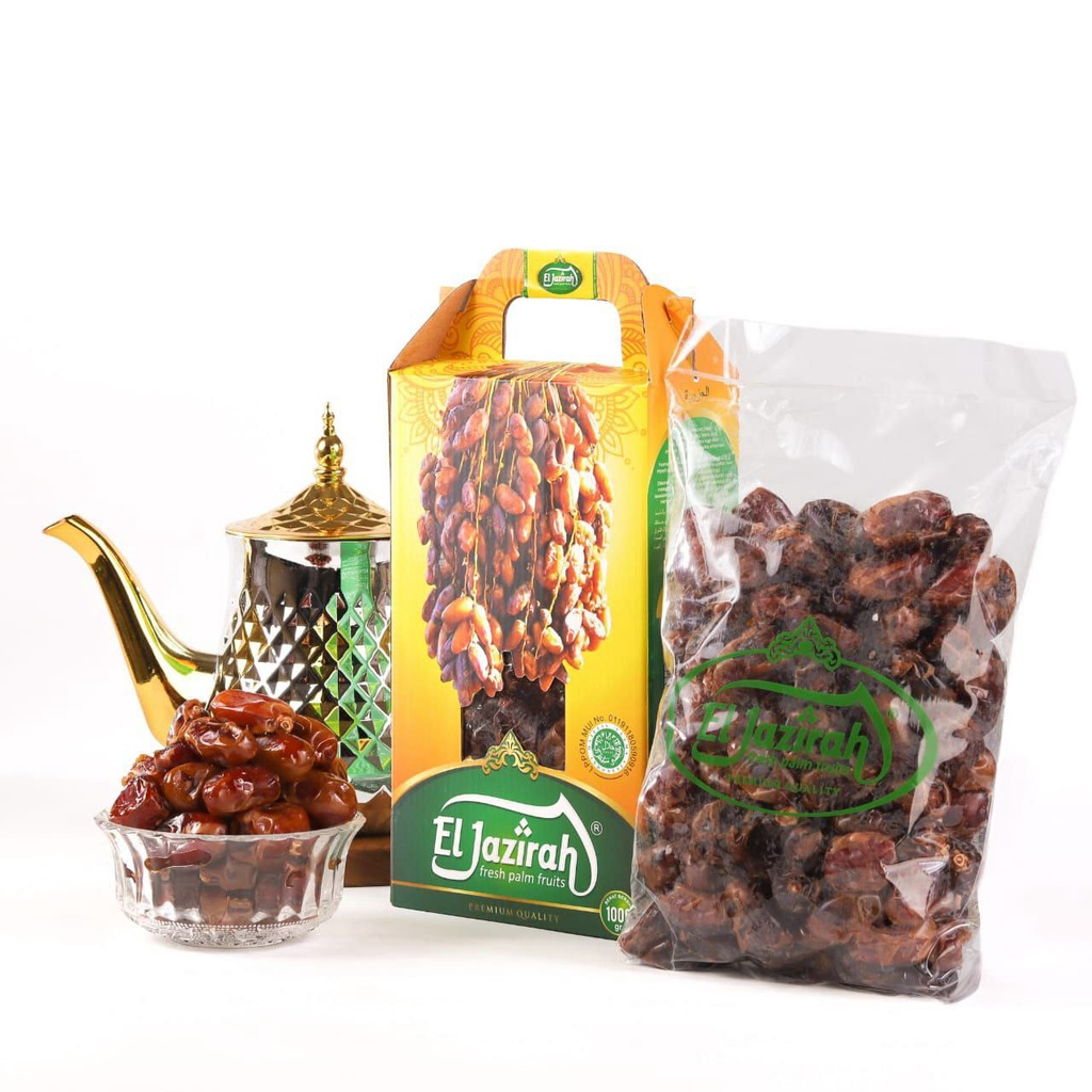 

Kurma Premium Quality//Kurma Eljazirah Khallas 1 Kg