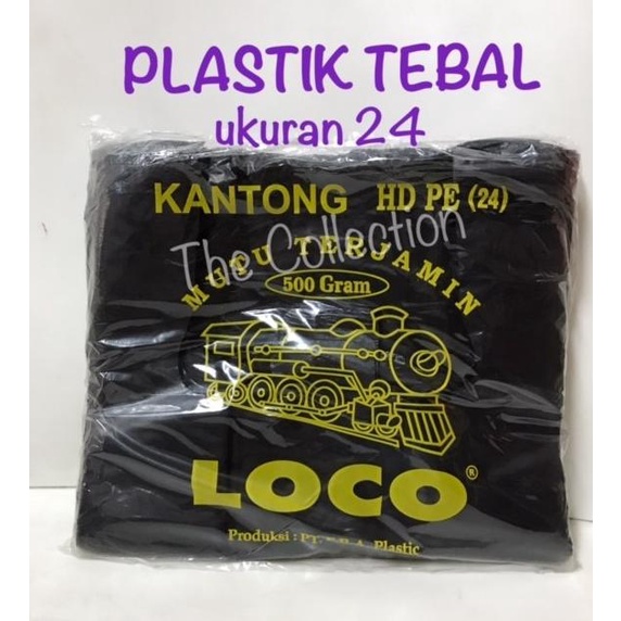 

TP80 TEBAL uk 24 LOCO Plastik kresek kantong diaper plastic popok bayi