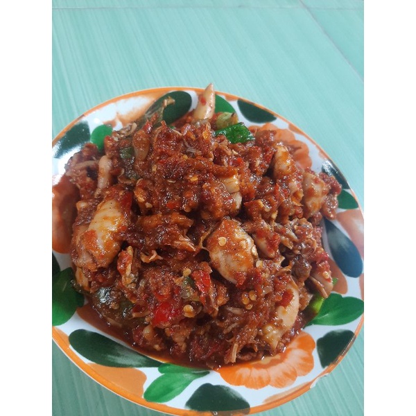 

sambal cumi asin pedas