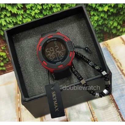 JAM TANGAN PRIA WANITA SKYMAX 1817G ORIGINAL FREE BOX FREE GELANG