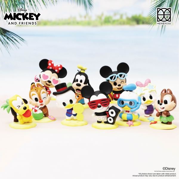 HEROCROSS Figure Mickey Mouse &amp; Friends Beach Blind Box