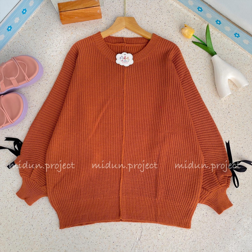 NOELLA PUFFY BATWING KNIT | ATASAN RAJUT KOREAN STYLE