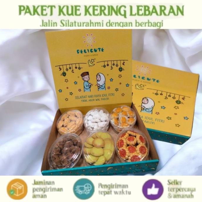 

langsung order saja] Parcel Ramadan Kue Kering Lebaran Delicute isi 6pcs