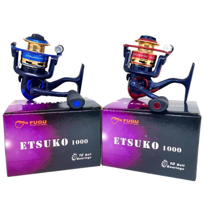 Reel Pancing FUGU ETSUKO 1000-6000 SPOOL BESI 10BB Sangat MURAH ORIGINAL