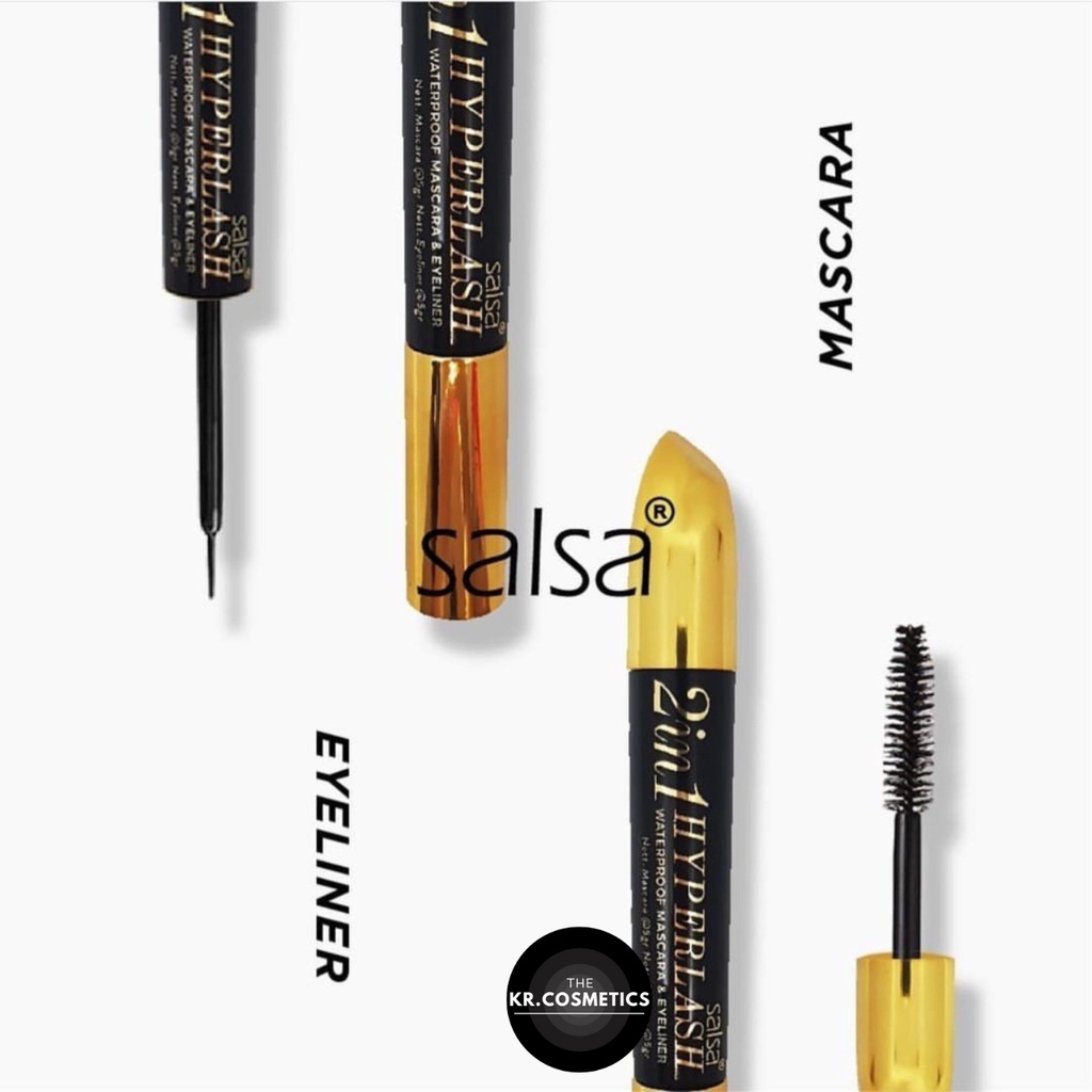 SALSA Mascara 2in1 Hyperlash - Maskara 2 in 1 Eyeliner