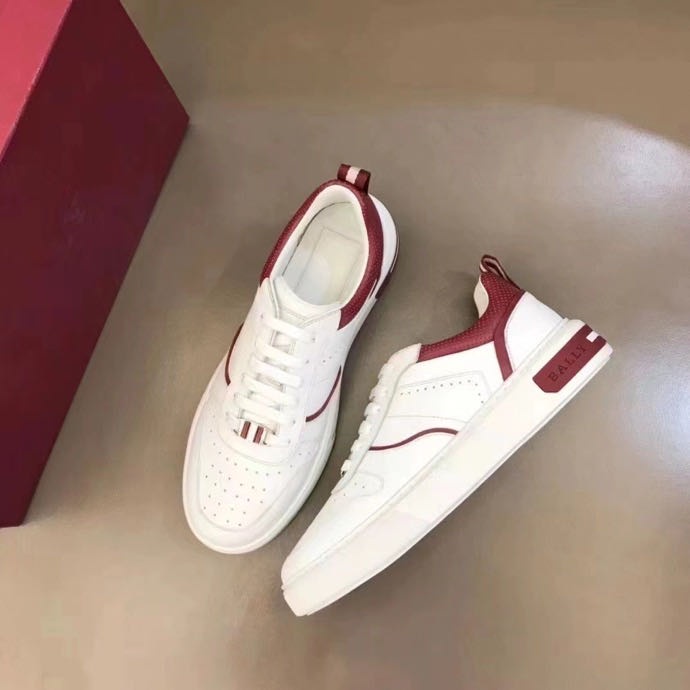 BALLY new imported original men's casual shoes small white shoes
