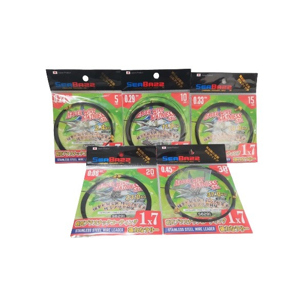 SENAR PANCING NEXLIN SEABASS 1X7 WIRE LEADER 5LB - 150LB KUALITAS KUAT ORIGINAL