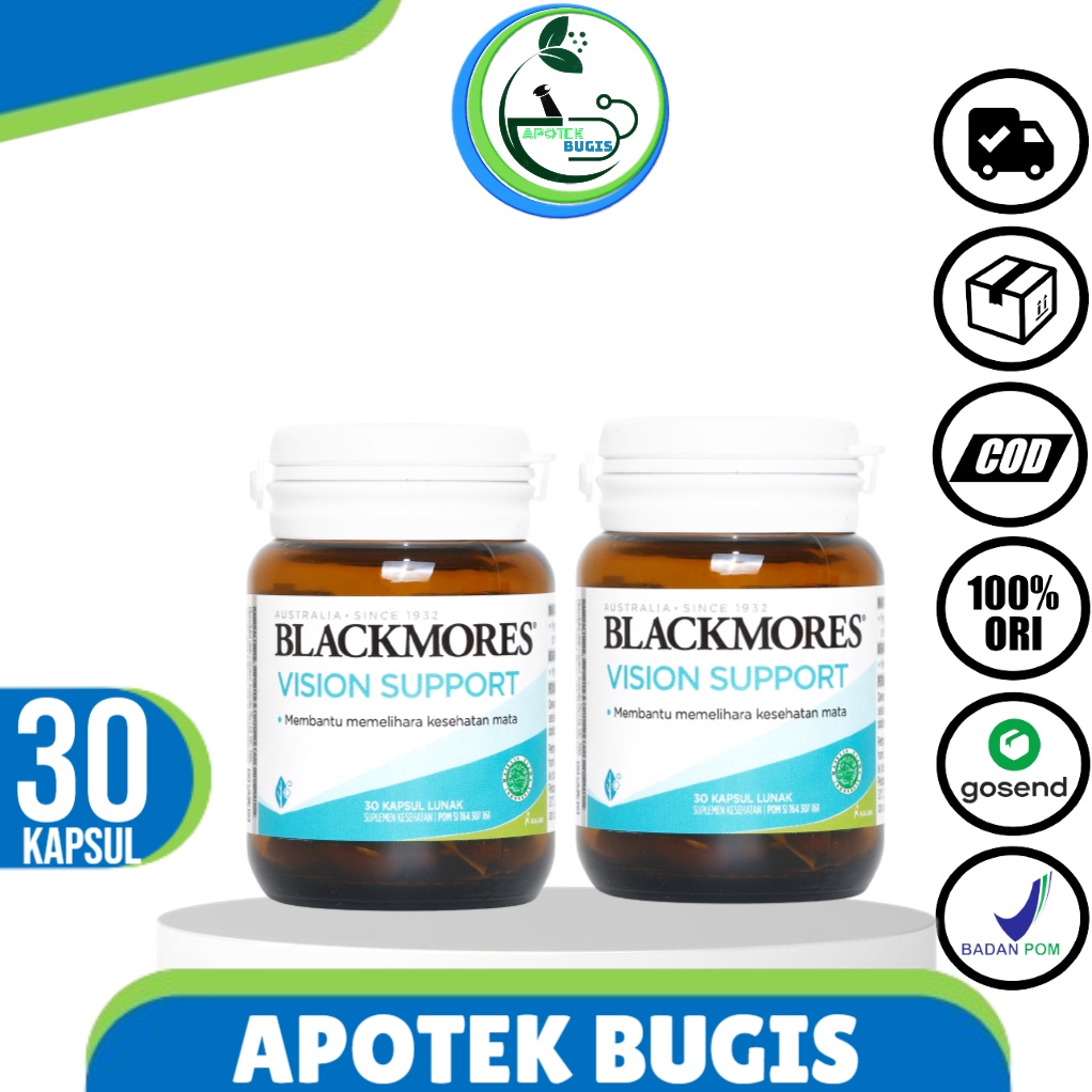 BLACKMORES VISION SUPPORT 30 KAPSUL - Kesehatan mata menjaga dan merawat mata