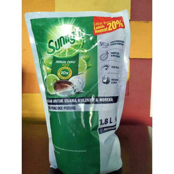 Sunlight 1800 ml kemasan profesional murah banget