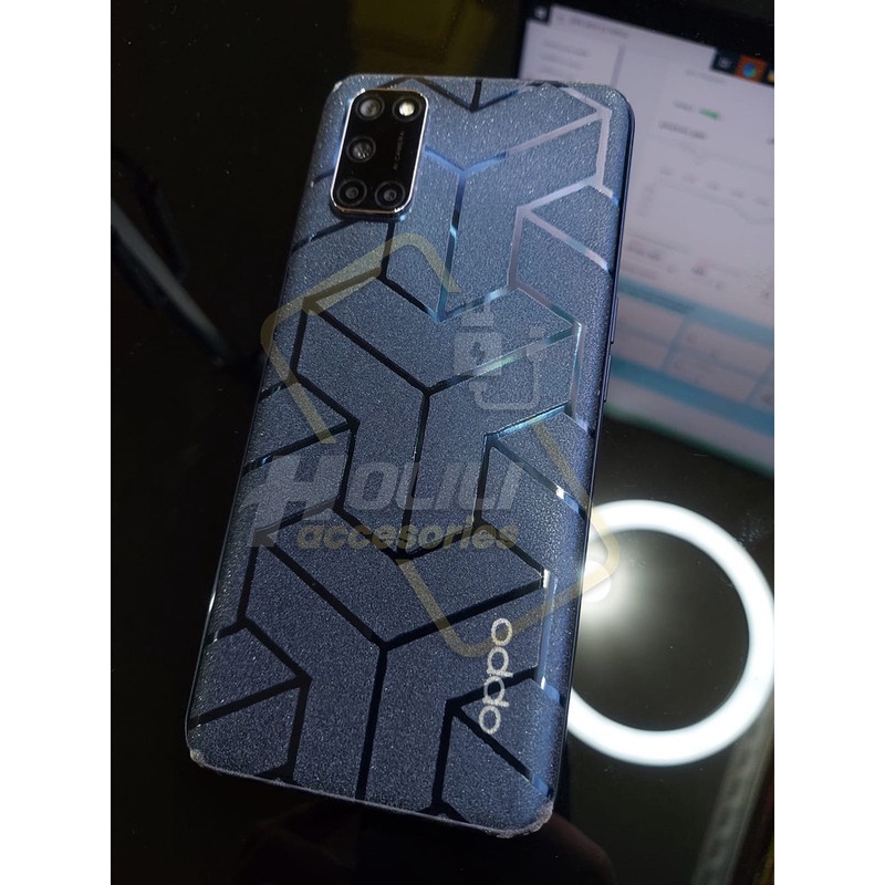 CARBON garskin TRANSFORMERS hp glitter OPPO A16 / A16S garskin Glitter anti jamur CARBON TRANSFORMER