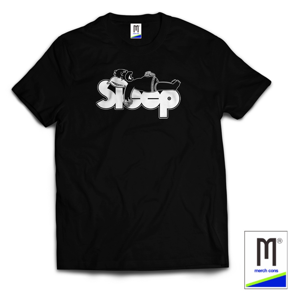 KAOS BAND SLEEP TAG MERCHCONS SIZE LUAR / KAOS MUSIK DISTRO