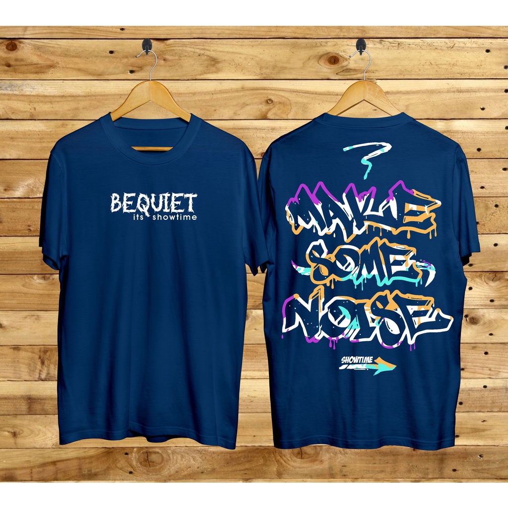 Kaos murah Kaos distro murah baju  distro pria t-shirt murah combed30s SO MAKE SOME NAVY