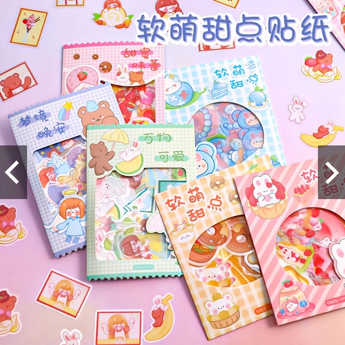 

STIKER SET ISI 45 PCS STICKER LUCU TERBATAS !!