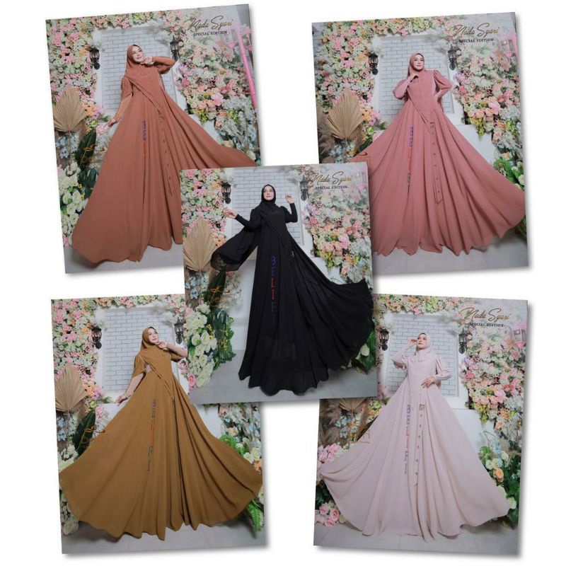 gamis set nada syari belifi
