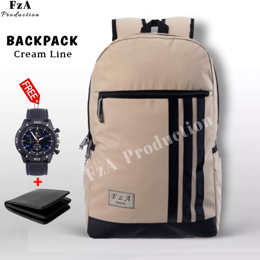 Tas Ransel Gendong Laptop Distro Tas Ransel Pria Wanita Tas Punggung Laptop Kerja Sekolah Tas Backpack Original - FzA