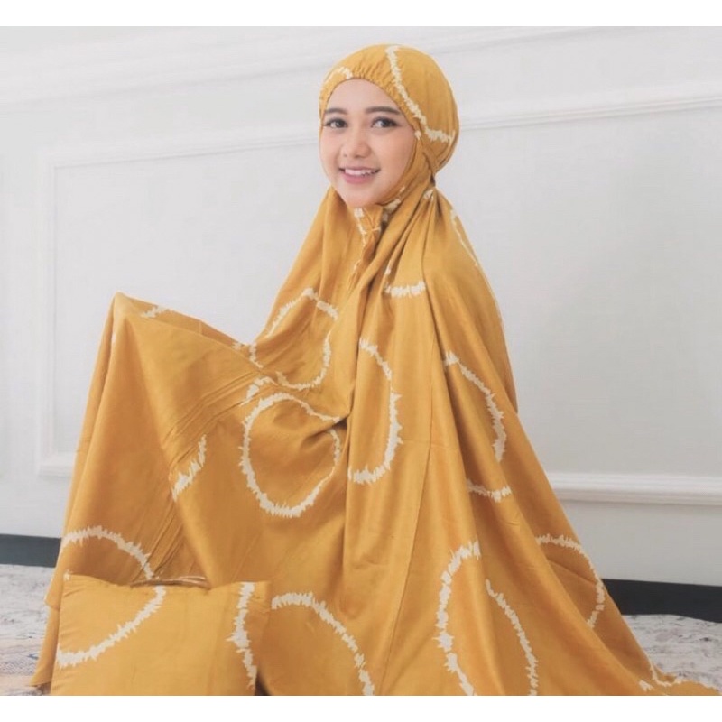 MUKENA DEWASA POLKADOT MUKENA DEWASA. BAGUS CANTIK BAHAN KATUN RAYON UKURAN JUMBO