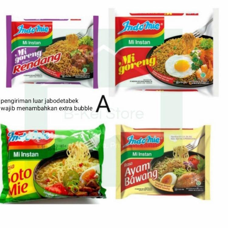 

➲ Mie Instan Indomie 1 dus 40 pcs campur Goreng + Kuah ⅎ