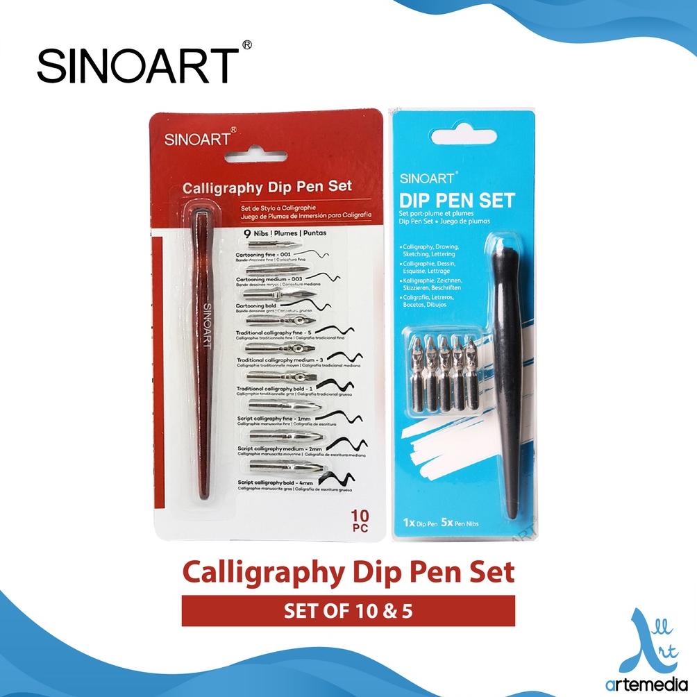 

Pena Kaligrafi Sinoart Calligraphy Dip Pen Set