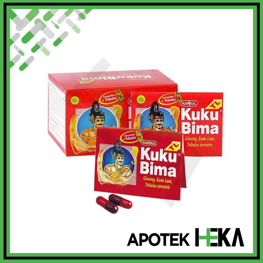 Kuku Bima TL plus Tribulus Kapsul isi 20 Kapsul (BANDUNG)
