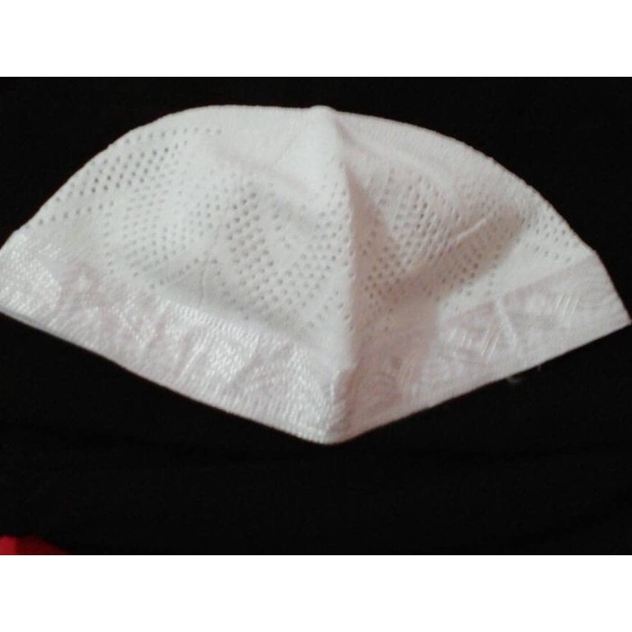 Peci Madinah Abu Hizam Turki - 22.5 / 7 (O3V2) Original Souvenir Umrah Peci Batok Peci Songkok Kopia