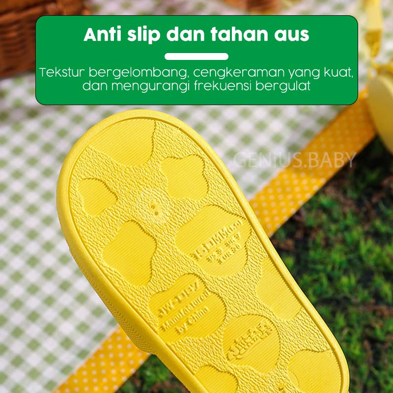 Sandal Anak Prermpuan Sandal Slop Anak Laki-laki Cewek Motif Karakter Lucu Sepatu Fashion Baru Kekinian Sendal Sandal Anak