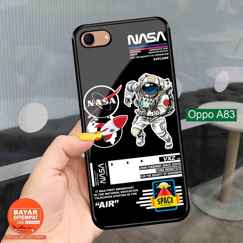 Casing OPPO A83 Hardcase 2D Glossy Case Motif Nasa Series