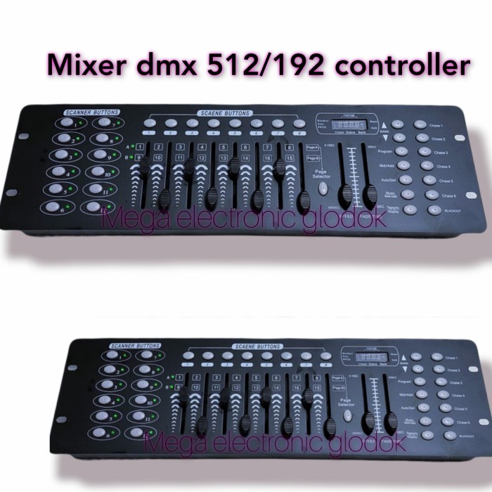 Terlaris Mixer Lampu Lighting Panggung Dmx 512/192 Controller