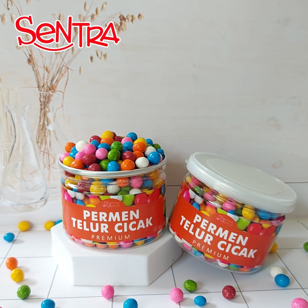 

Permen Telur Cicak || Soy Bean Rainbow Candy Premium Kemasan PET CAN