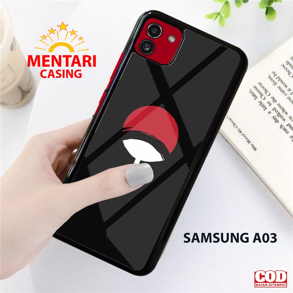 Case SAMSUNG A03 Casing SAMSUNG A03 Casing LOGO NARUTO Case Terlaris Casing Karakter Case pelindung 